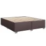 Box spring bed with dark brown fabric mattress 180x200 cm by , Beds and slatted bases - Ref: Foro24-3285154, Price: 531,94 €,...
