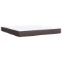 Box spring bed with dark brown fabric mattress 180x200 cm by , Beds and slatted bases - Ref: Foro24-3285154, Price: 531,94 €,...