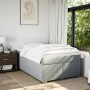 Box spring bed with light gray fabric mattress 120x200 cm by , Beds and slatted bases - Ref: Foro24-3285123, Price: 414,79 €,...