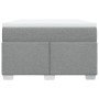 Box spring bed with light gray fabric mattress 120x200 cm by , Beds and slatted bases - Ref: Foro24-3285123, Price: 414,79 €,...