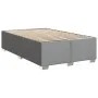 Box spring bed with light gray fabric mattress 120x200 cm by , Beds and slatted bases - Ref: Foro24-3285123, Price: 409,21 €,...