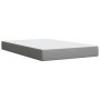 Box spring bed with light gray fabric mattress 120x200 cm by , Beds and slatted bases - Ref: Foro24-3285123, Price: 414,79 €,...