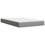 Box spring bed with light gray fabric mattress 120x200 cm by , Beds and slatted bases - Ref: Foro24-3285123, Price: 409,21 €,...