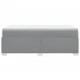 Box spring bed with light gray fabric mattress 120x200 cm by , Beds and slatted bases - Ref: Foro24-3285123, Price: 409,21 €,...