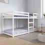 Litera de madera maciza de pino 90x200 cm de , Camas y somieres - Ref: Foro24-3206505, Precio: 172,67 €, Descuento: %