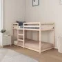 Bunk bed without mattress, solid pine wood, 90x190 cm. by , Beds and slatted bases - Ref: Foro24-3206507, Price: 153,22 €, Di...