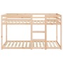 Bunk bed without mattress, solid pine wood, 90x190 cm. by , Beds and slatted bases - Ref: Foro24-3206507, Price: 146,71 €, Di...