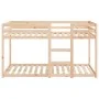 Bunk bed without mattress, solid pine wood, 90x190 cm. by , Beds and slatted bases - Ref: Foro24-3206507, Price: 153,22 €, Di...