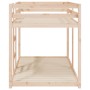 Bunk bed without mattress, solid pine wood, 90x190 cm. by , Beds and slatted bases - Ref: Foro24-3206507, Price: 146,71 €, Di...