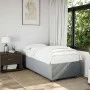 Light gray fabric bed frame 80x200 cm by , Beds and slatted bases - Ref: Foro24-3284429, Price: 123,83 €, Discount: %