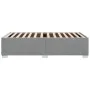 Bettgestell aus hellgrauem Stoff 80x200 cm von , Betten und Lattenroste - Ref: Foro24-3284429, Preis: 123,83 €, Rabatt: %