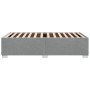 Light gray fabric bed frame 80x200 cm by , Beds and slatted bases - Ref: Foro24-3284429, Price: 125,33 €, Discount: %