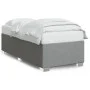 Light gray fabric bed frame 90x190 cm by , Beds and slatted bases - Ref: Foro24-3284436, Price: 123,93 €, Discount: %