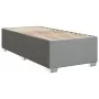 Light gray fabric bed frame 90x190 cm by , Beds and slatted bases - Ref: Foro24-3284436, Price: 123,93 €, Discount: %