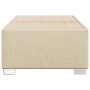 Estructura de cama de tela color crema 90x190 cm de , Camas y somieres - Ref: Foro24-3284441, Precio: 133,78 €, Descuento: %