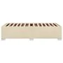 Stoffbettgestell in Cremefarbe, 90x190 cm. von , Betten und Lattenroste - Ref: Foro24-3284441, Preis: 131,41 €, Rabatt: %
