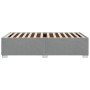 Light gray fabric bed frame 90x200 cm by , Beds and slatted bases - Ref: Foro24-3284443, Price: 128,66 €, Discount: %