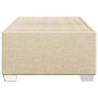 Cream-colored fabric bed frame 90x200 cm by , Beds and slatted bases - Ref: Foro24-3284448, Price: 128,66 €, Discount: %
