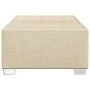 Estructura de cama de tela color crema 90x200 cm de , Camas y somieres - Ref: Foro24-3284448, Precio: 126,93 €, Descuento: %