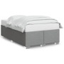 Light gray fabric bed frame 120x190 cm by , Beds and slatted bases - Ref: Foro24-3284457, Price: 165,42 €, Discount: %