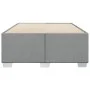 Estructura de cama tela gris claro 120x190 cm de , Camas y somieres - Ref: Foro24-3284457, Precio: 163,41 €, Descuento: %