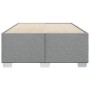 Light gray fabric bed frame 120x190 cm by , Beds and slatted bases - Ref: Foro24-3284457, Price: 165,42 €, Discount: %