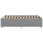Estructura de cama tela gris claro 120x190 cm de , Camas y somieres - Ref: Foro24-3284457, Precio: 163,41 €, Descuento: %