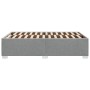 Light gray fabric bed frame 120x190 cm by , Beds and slatted bases - Ref: Foro24-3284457, Price: 165,42 €, Discount: %