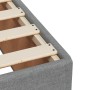 Light gray fabric bed frame 120x190 cm by , Beds and slatted bases - Ref: Foro24-3284457, Price: 165,42 €, Discount: %