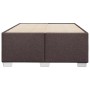 Braunes Bettgestell aus dunklem Stoff, 120x190 cm. von , Betten und Lattenroste - Ref: Foro24-3284460, Preis: 164,09 €, Rabat...