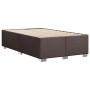 Braunes Bettgestell aus dunklem Stoff, 120x190 cm. von , Betten und Lattenroste - Ref: Foro24-3284460, Preis: 164,09 €, Rabat...