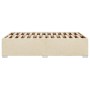 Cream-colored fabric bed frame 120x200 cm by , Beds and slatted bases - Ref: Foro24-3284469, Price: 169,45 €, Discount: %