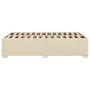 Cream-colored fabric bed frame 120x200 cm by , Beds and slatted bases - Ref: Foro24-3284469, Price: 166,69 €, Discount: %