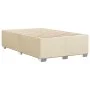 Cream-colored fabric bed frame 120x200 cm by , Beds and slatted bases - Ref: Foro24-3284469, Price: 166,69 €, Discount: %