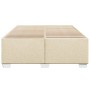 Bed without mattress, cream-colored fabric, 140x200 cm. by , Beds and slatted bases - Ref: Foro24-3284483, Price: 174,24 €, D...