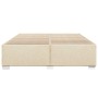 Bett ohne Matratze, Stoff in Cremefarbe, 200x200 cm. von , Betten und Lattenroste - Ref: Foro24-3284504, Preis: 230,57 €, Rab...