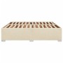Bett ohne Matratze, Stoff in Cremefarbe, 200x200 cm. von , Betten und Lattenroste - Ref: Foro24-3284504, Preis: 230,57 €, Rab...