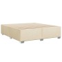 Bett ohne Matratze, Stoff in Cremefarbe, 200x200 cm. von , Betten und Lattenroste - Ref: Foro24-3284504, Preis: 230,57 €, Rab...