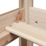 Bed set and bench with solid pine wood roof 100x200 cm by , Beds and slatted bases - Ref: Foro24-3282171, Price: 291,34 €, Di...
