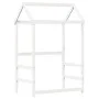 Solid white pine wood bed and bench set with a 75x190 cm roof. by , Beds and slatted bases - Ref: Foro24-3282184, Price: 307,...