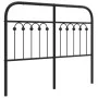 Schwarzes Metallkopfteil 120 cm von , Kopf- und Fußteile - Ref: Foro24-376631, Preis: 53,20 €, Rabatt: %