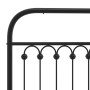 Schwarzes Metallkopfteil 120 cm von , Kopf- und Fußteile - Ref: Foro24-376631, Preis: 54,03 €, Rabatt: %