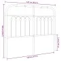 Schwarzes Metallkopfteil 120 cm von , Kopf- und Fußteile - Ref: Foro24-376631, Preis: 53,20 €, Rabatt: %