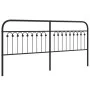 Black metal headboard 200 cm by , Headboards and footboards - Ref: Foro24-376638, Price: 58,20 €, Discount: %