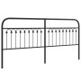 Schwarzes Metallkopfteil 200 cm von , Kopf- und Fußteile - Ref: Foro24-376638, Preis: 59,11 €, Rabatt: %