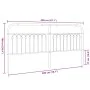 Black metal headboard 200 cm by , Headboards and footboards - Ref: Foro24-376638, Price: 58,20 €, Discount: %