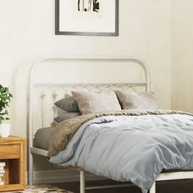 Weißes Metallkopfteil 100 cm von , Kopf- und Fußteile - Ref: Foro24-376678, Preis: 39,80 €, Rabatt: %