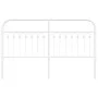 Weißes Metallkopfteil 160 cm von , Kopf- und Fußteile - Ref: Foro24-376684, Preis: 49,62 €, Rabatt: %