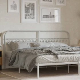 Weißes Metallkopfteil 193 cm von , Kopf- und Fußteile - Ref: Foro24-376686, Preis: 51,52 €, Rabatt: %