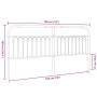 Weißes Metallkopfteil 193 cm von , Kopf- und Fußteile - Ref: Foro24-376686, Preis: 52,21 €, Rabatt: %